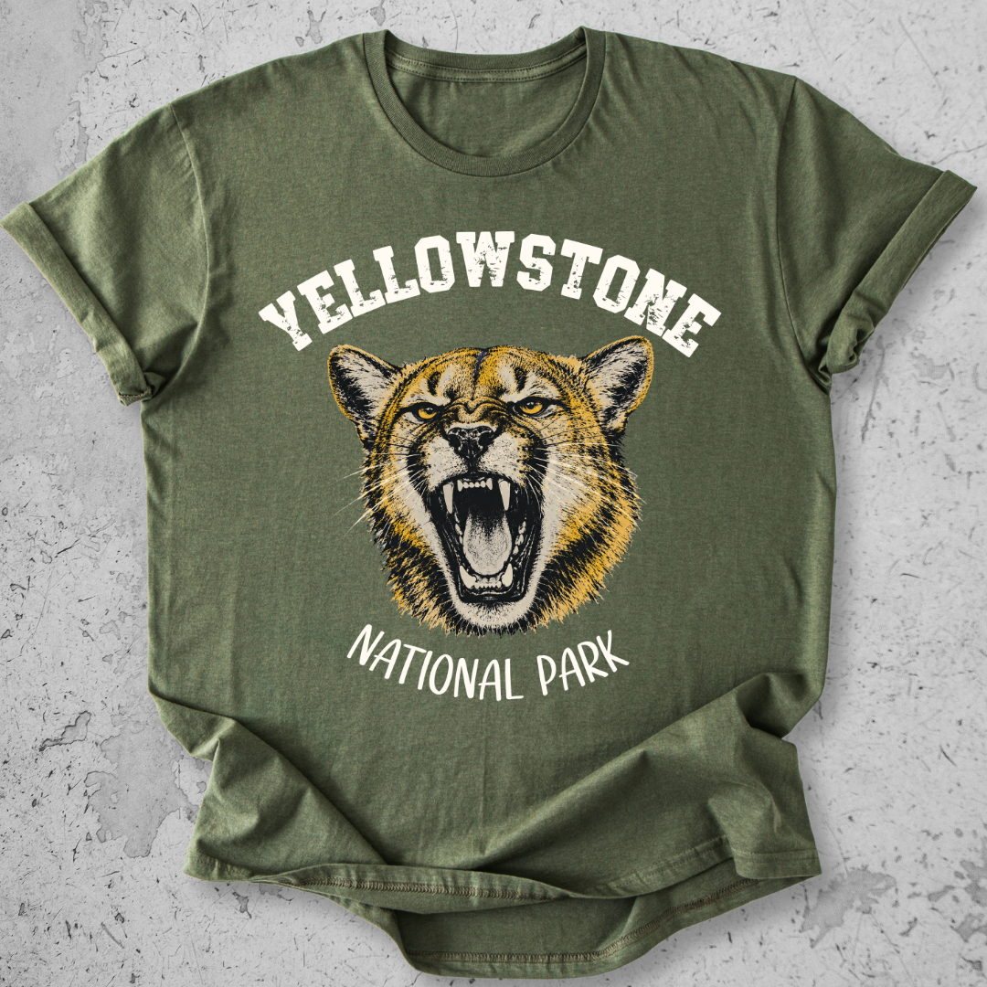 Yellowstone Mountain Lion  T-Shirt