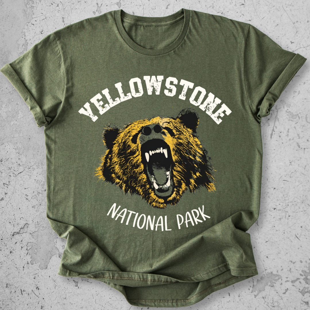 Yellowstone Black Bear  T-Shirt