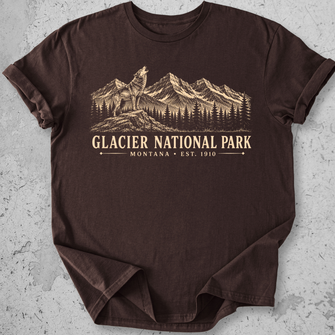 Glacier Wolf Vintage  T-Shirt