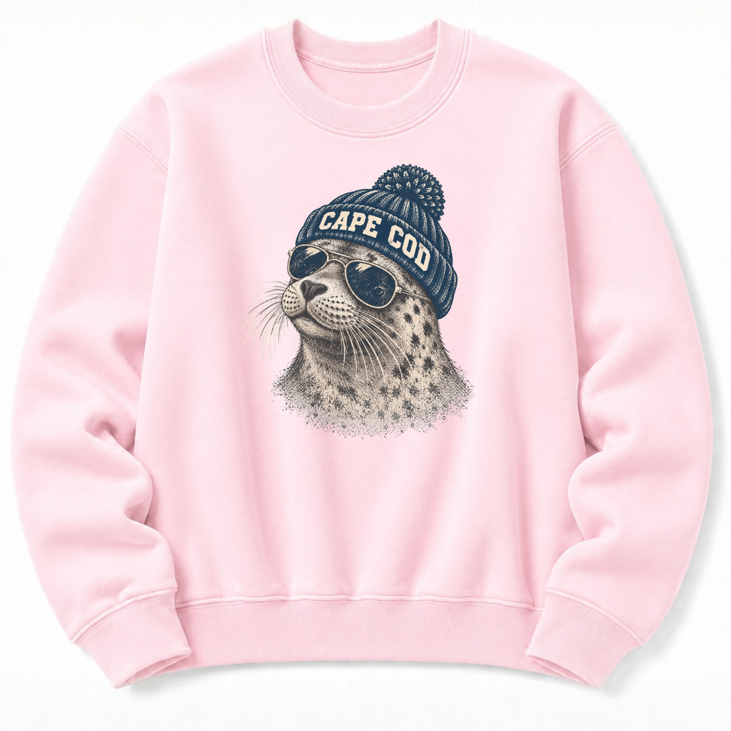Otter Beanie Sweatshirt