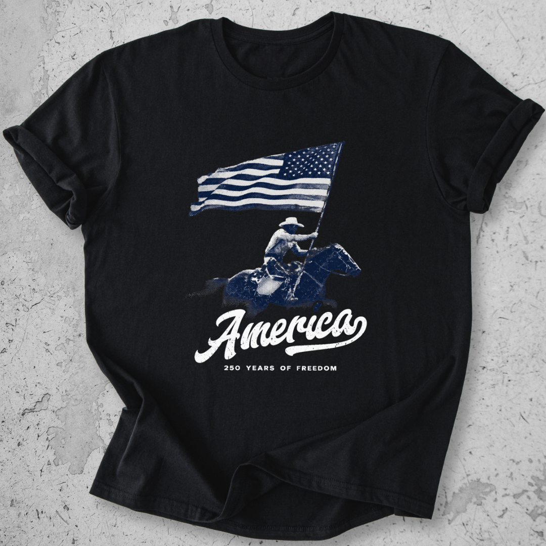 Patriotic Cowboy T-Shirt