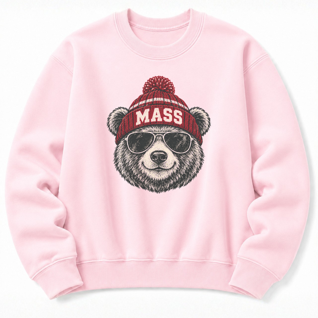 Mass Bear  Beanie Sweatshirt