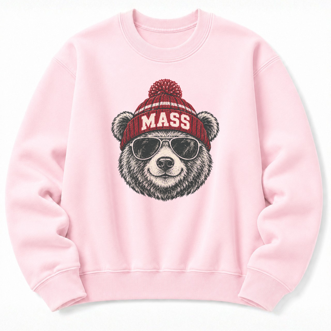 Mass Bear  Beanie Sweatshirt