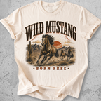 Wild Mustang Born Free T-Shirt