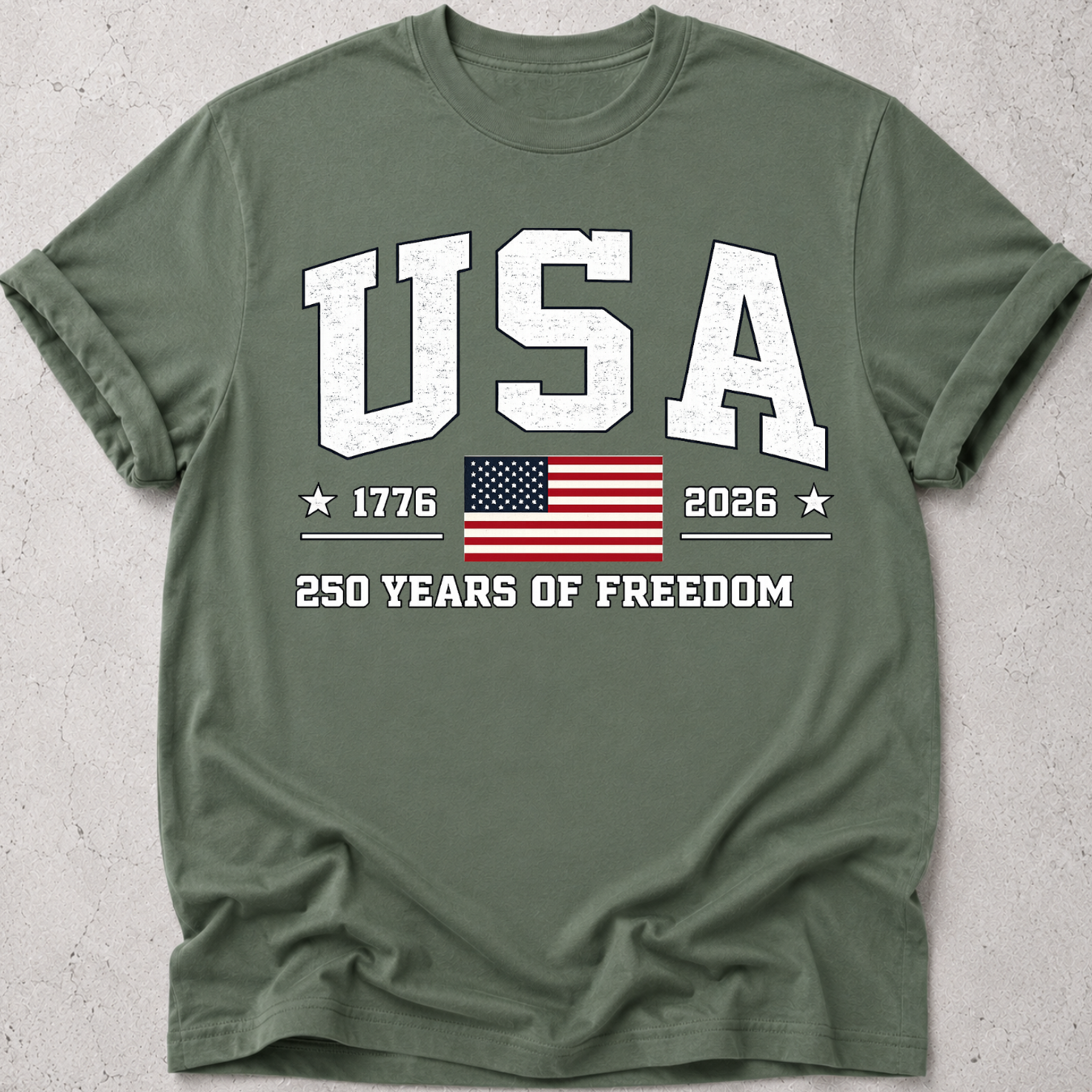 USA 250 Collegiate   T-Shirt