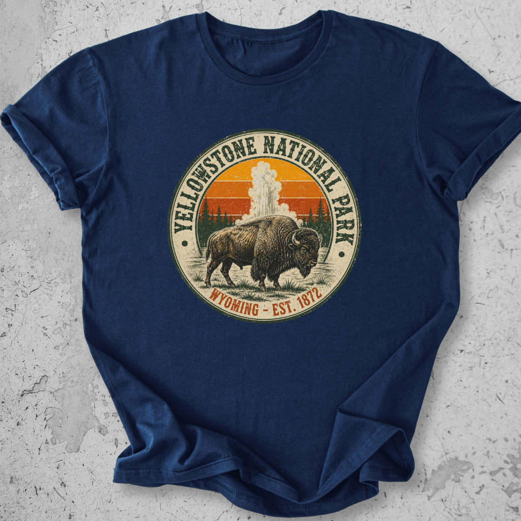 Yellowstone Medallion Bison T-Shirt