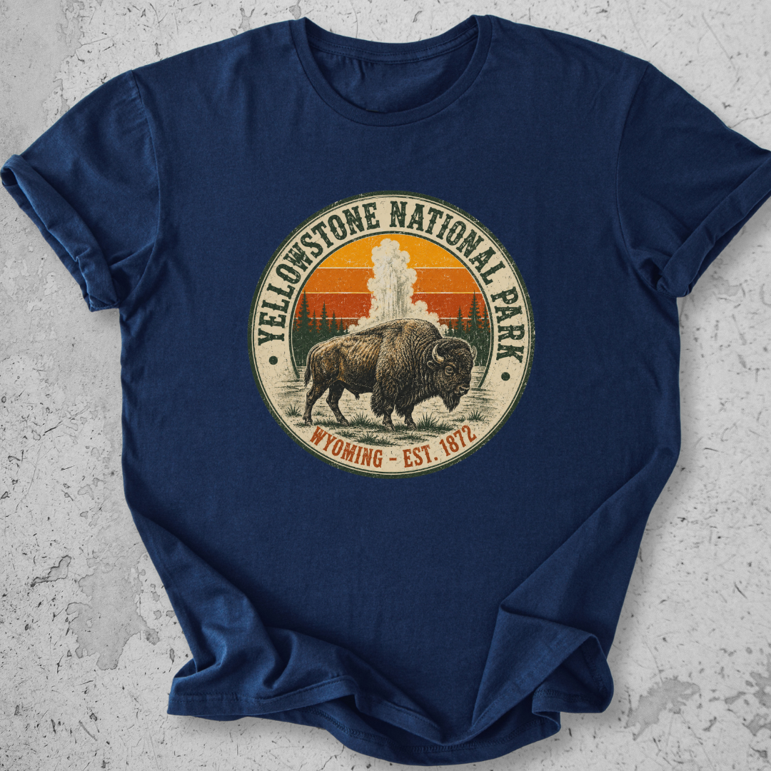 Yellowstone Medallion Bison T-Shirt