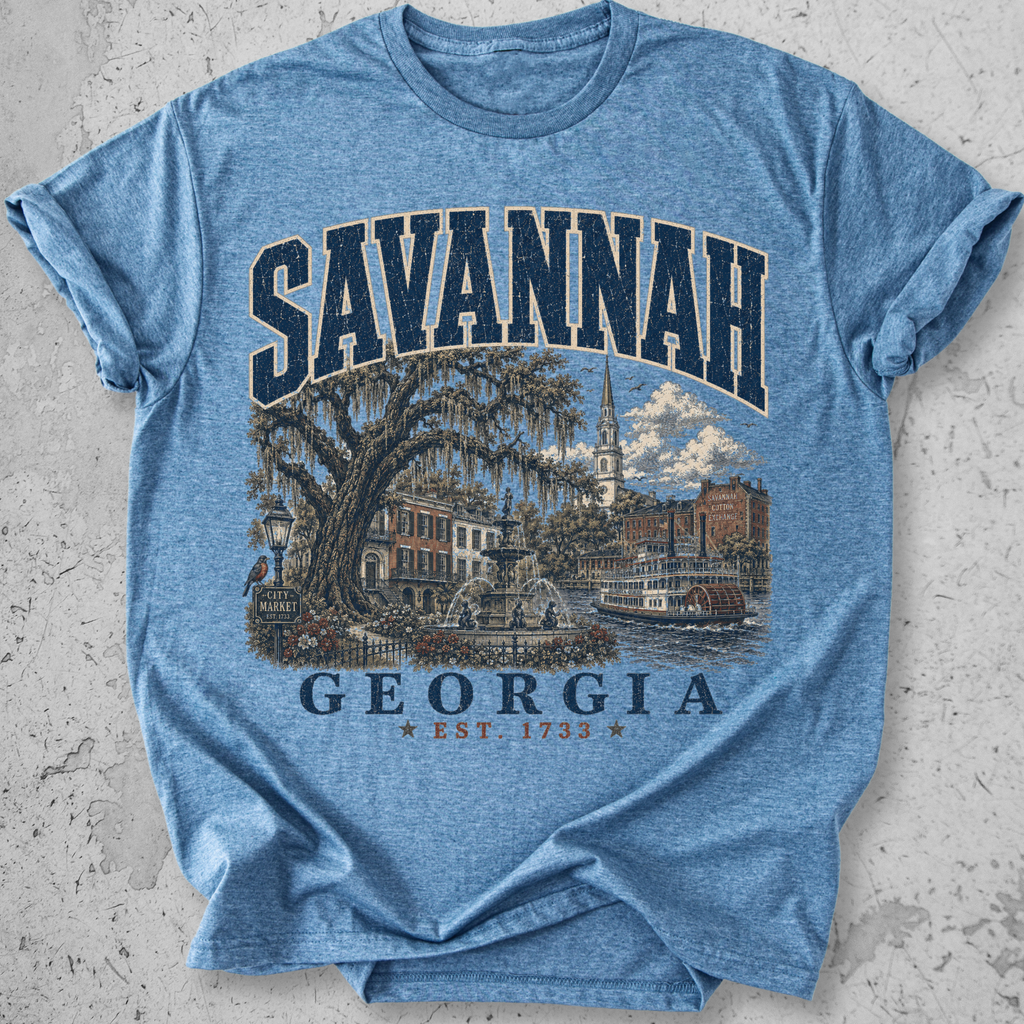 Savannah Cityscape T-Shirt