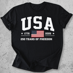 USA 250 Collegiate   T-Shirt