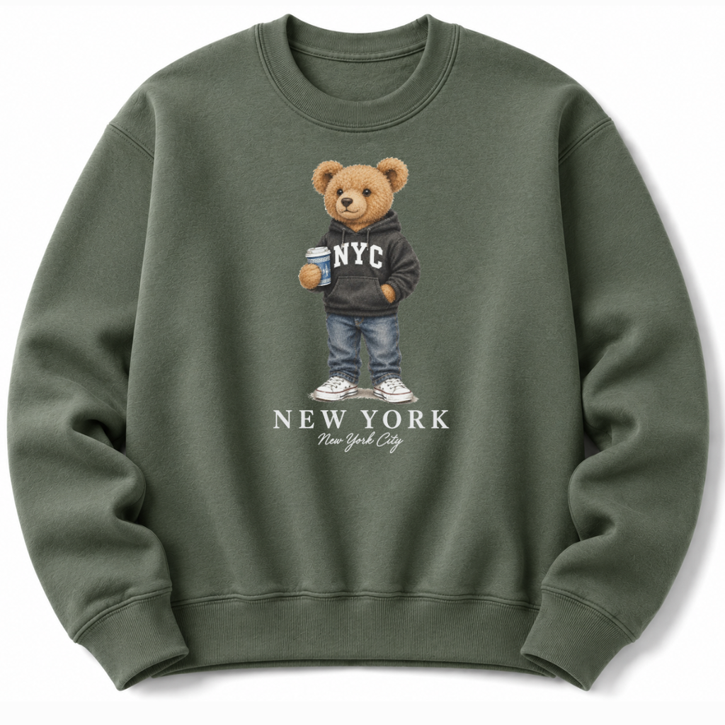 New York Teddy  Sweatshirt