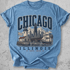 Chicago Cityscape  T-Shirt