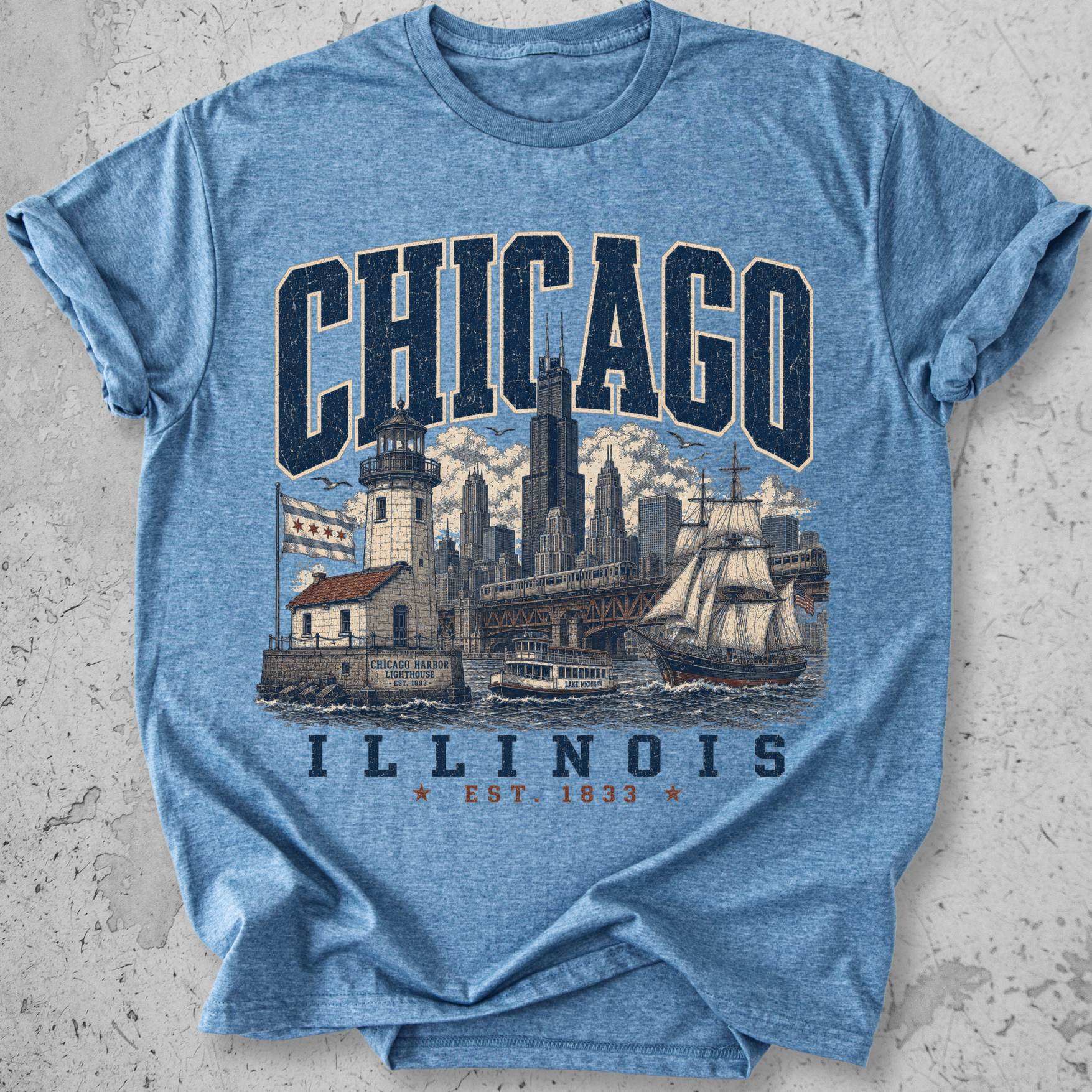 Chicago Cityscape  T-Shirt