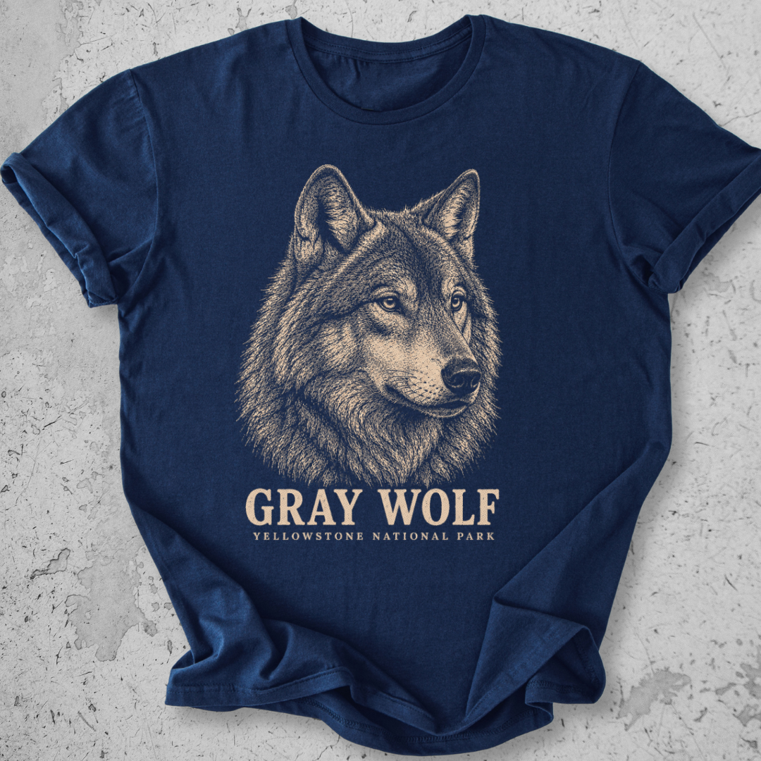 Gray Wolf Yellowstone  T-Shirt