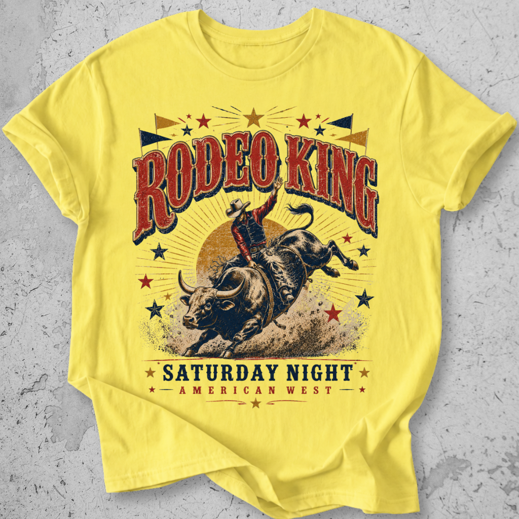 Rodeo King Saturday Night T-Shirt