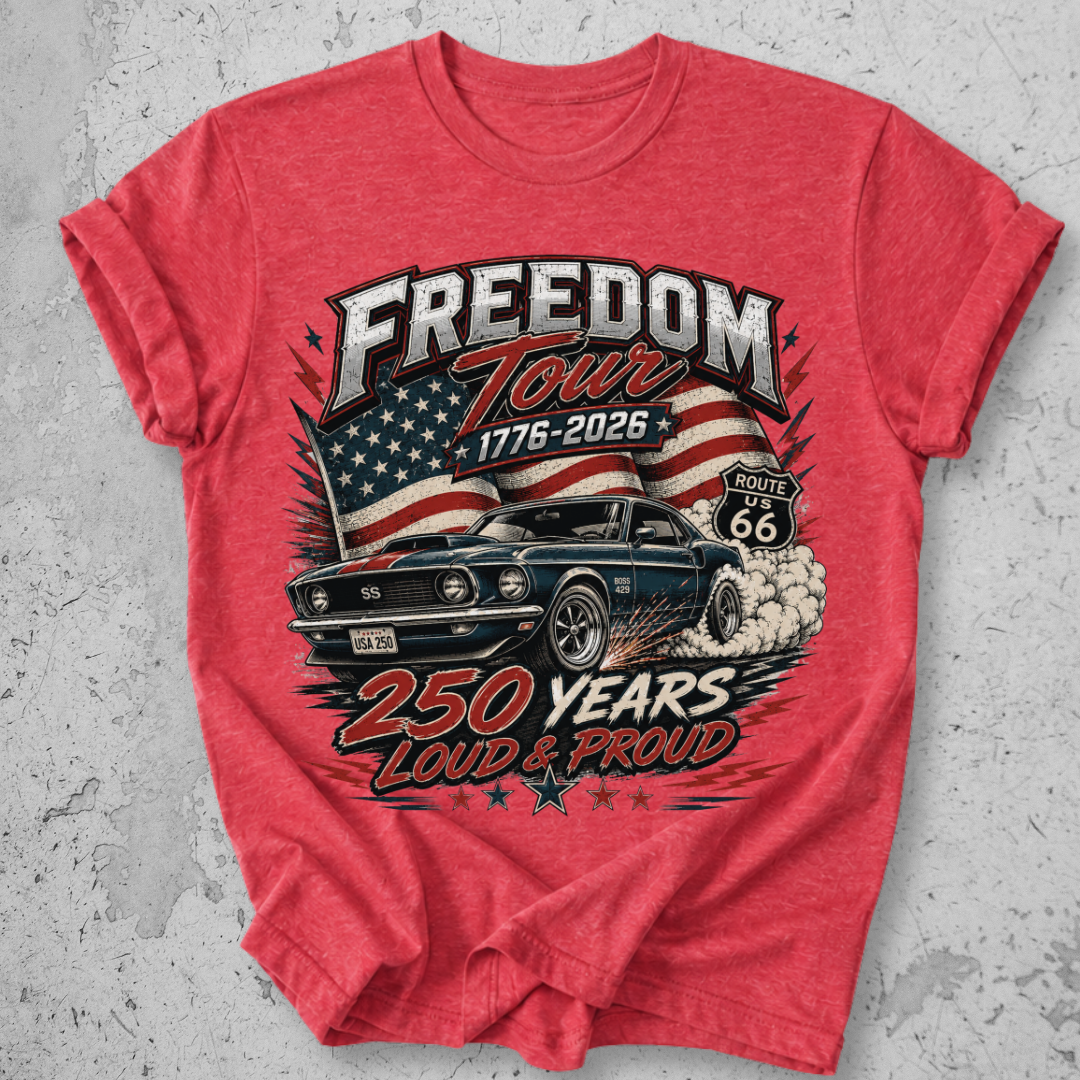 Muscle Car USA 1776  T-Shirt