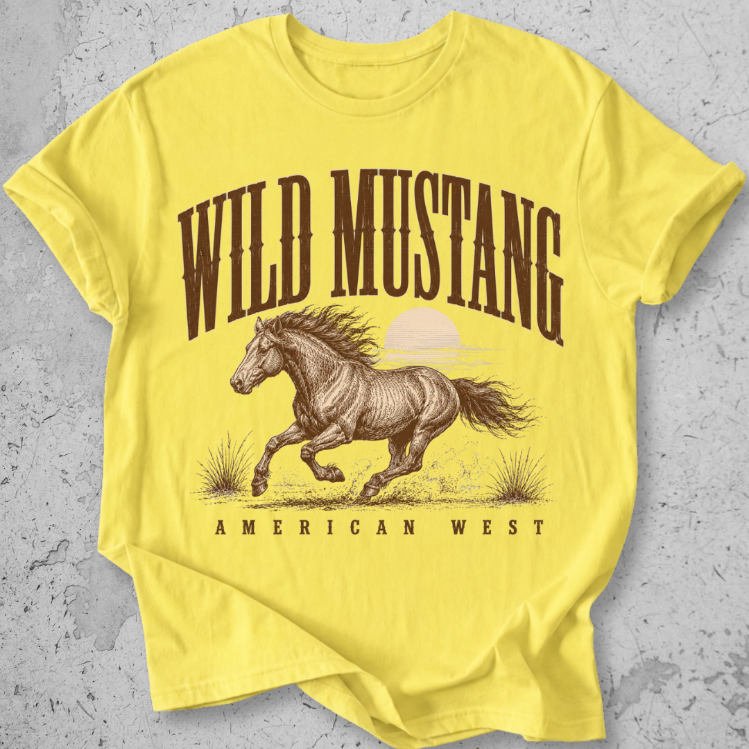 Wild Mustang American West  T-Shirt