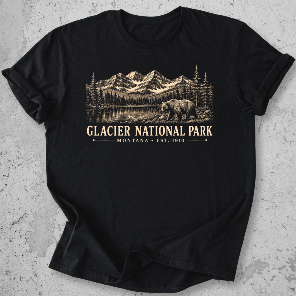 Vintage Glacier Park Bear T-Shirt