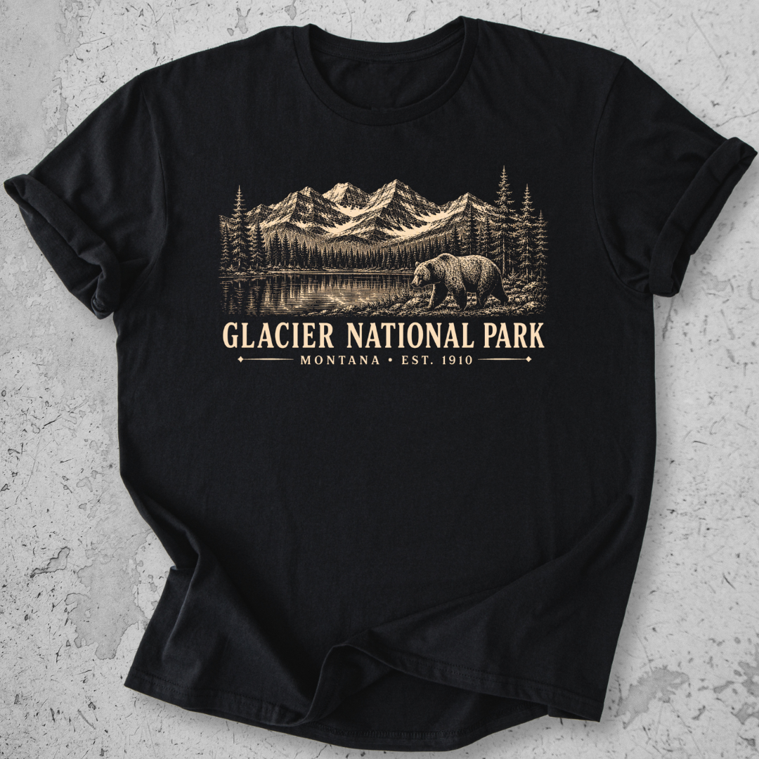 Vintage Glacier Park Bear T-Shirt