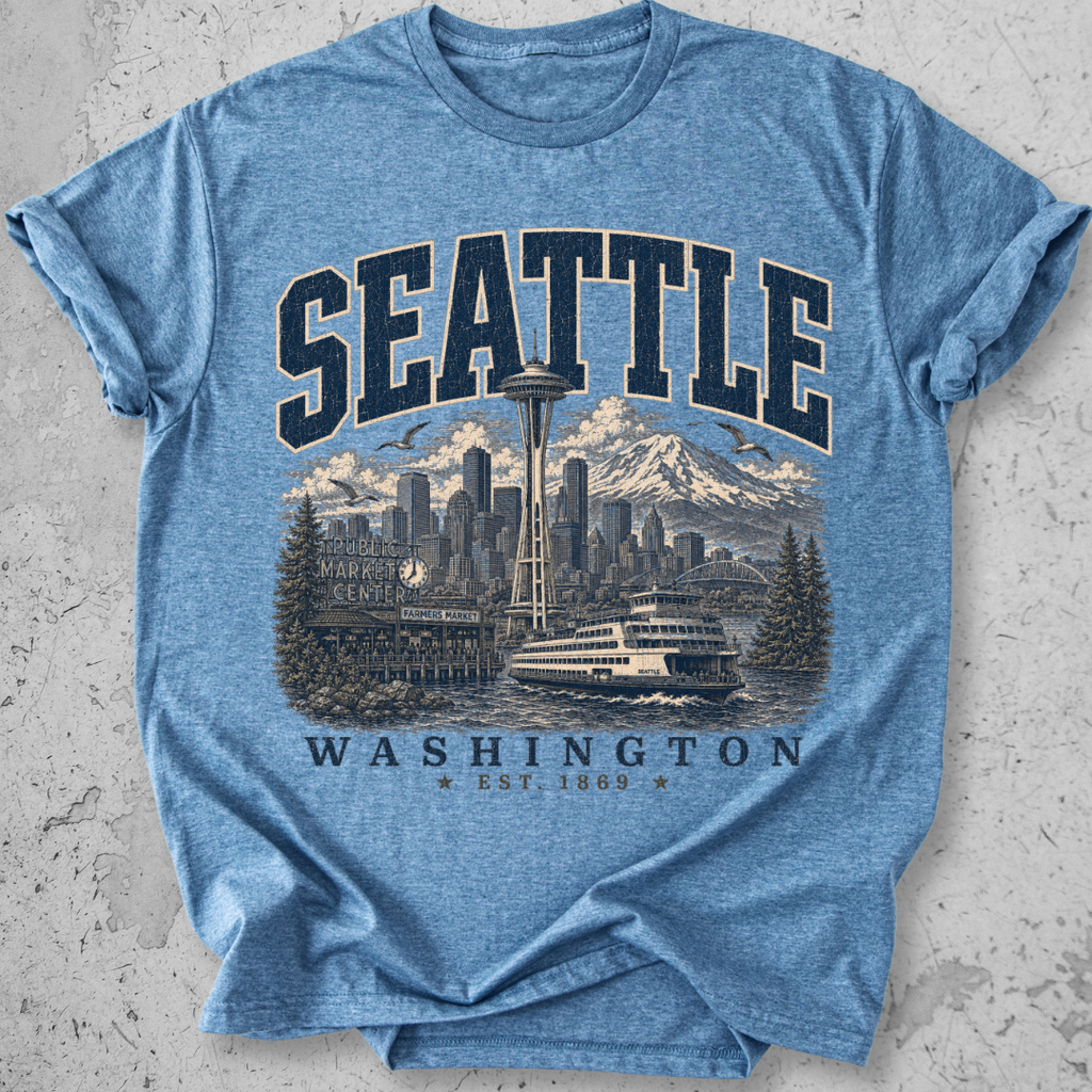 Seattle Cityscape T-Shirt