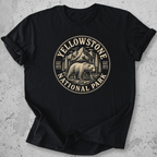 Retro Yellowstone Medallion Bear T-Shirt