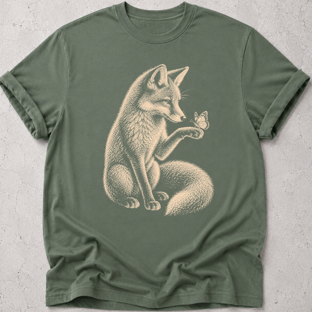 Fox and Butterfly T-shirt