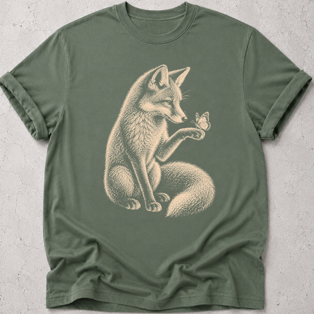 Fox and Butterfly T-shirt