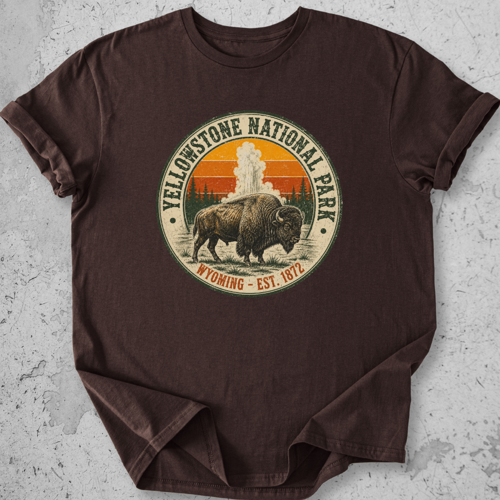 Yellowstone Medallion Bison T-Shirt