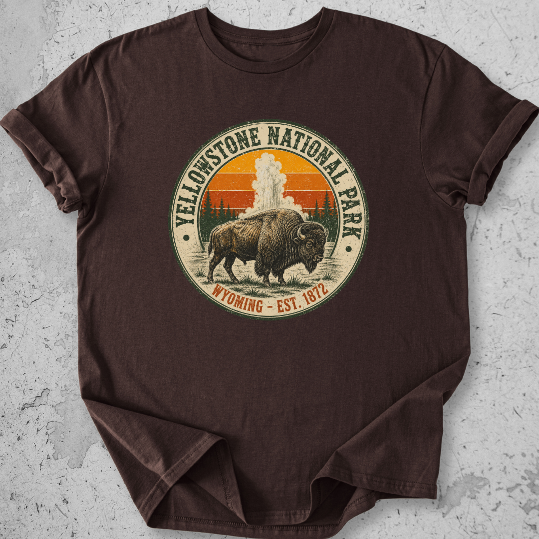 Yellowstone Medallion Bison T-Shirt