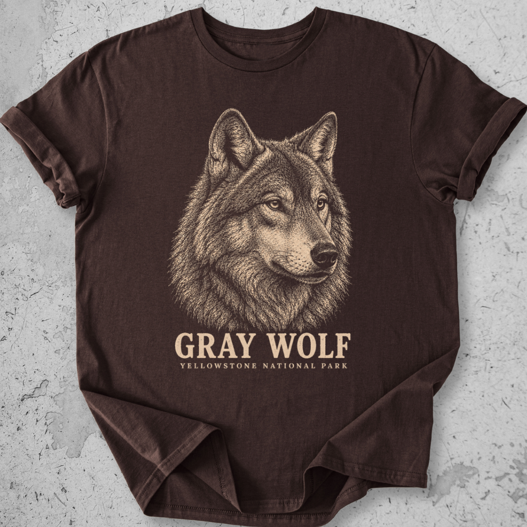 Gray Wolf Yellowstone  T-Shirt