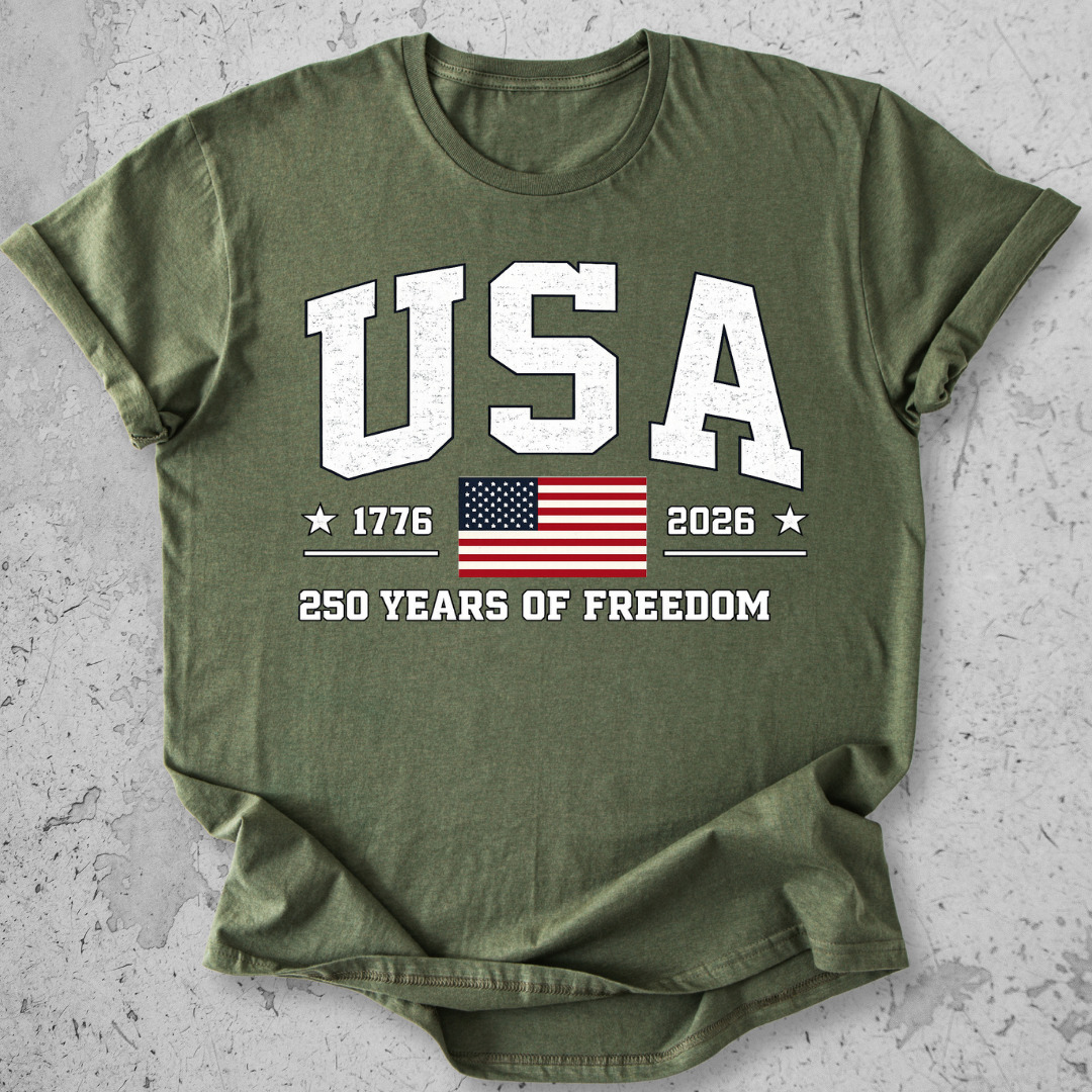 USA 250 Collegiate   T-Shirt