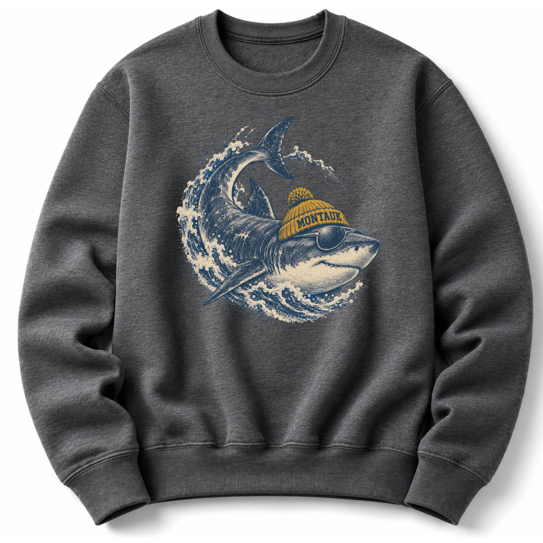 Shark Beanie  Sweatshirt