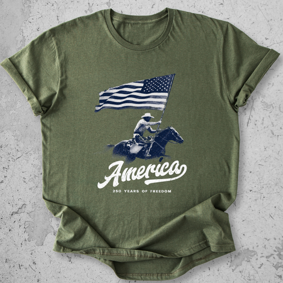 Patriotic Cowboy T-Shirt