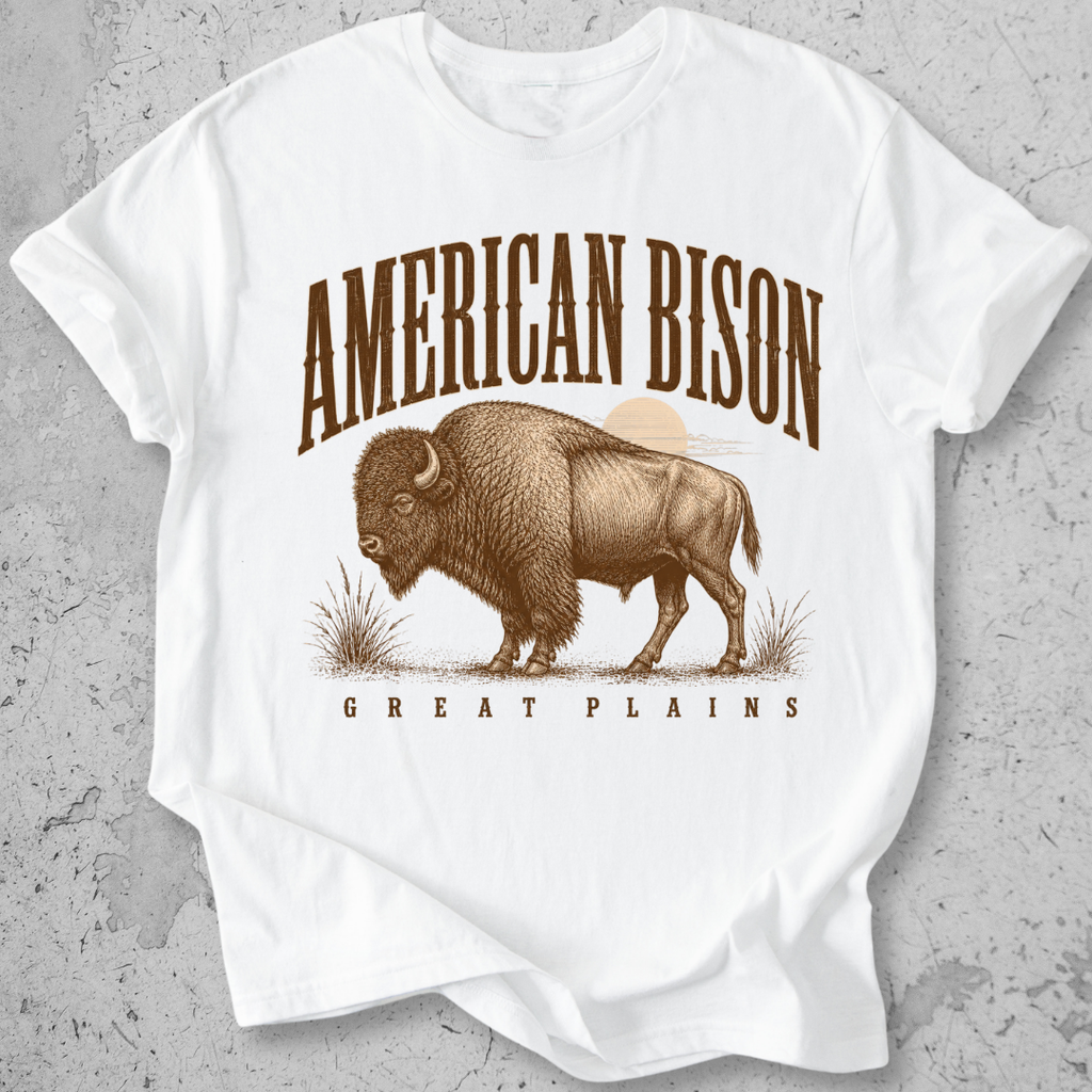 American Bison Great Plains T-Shirt