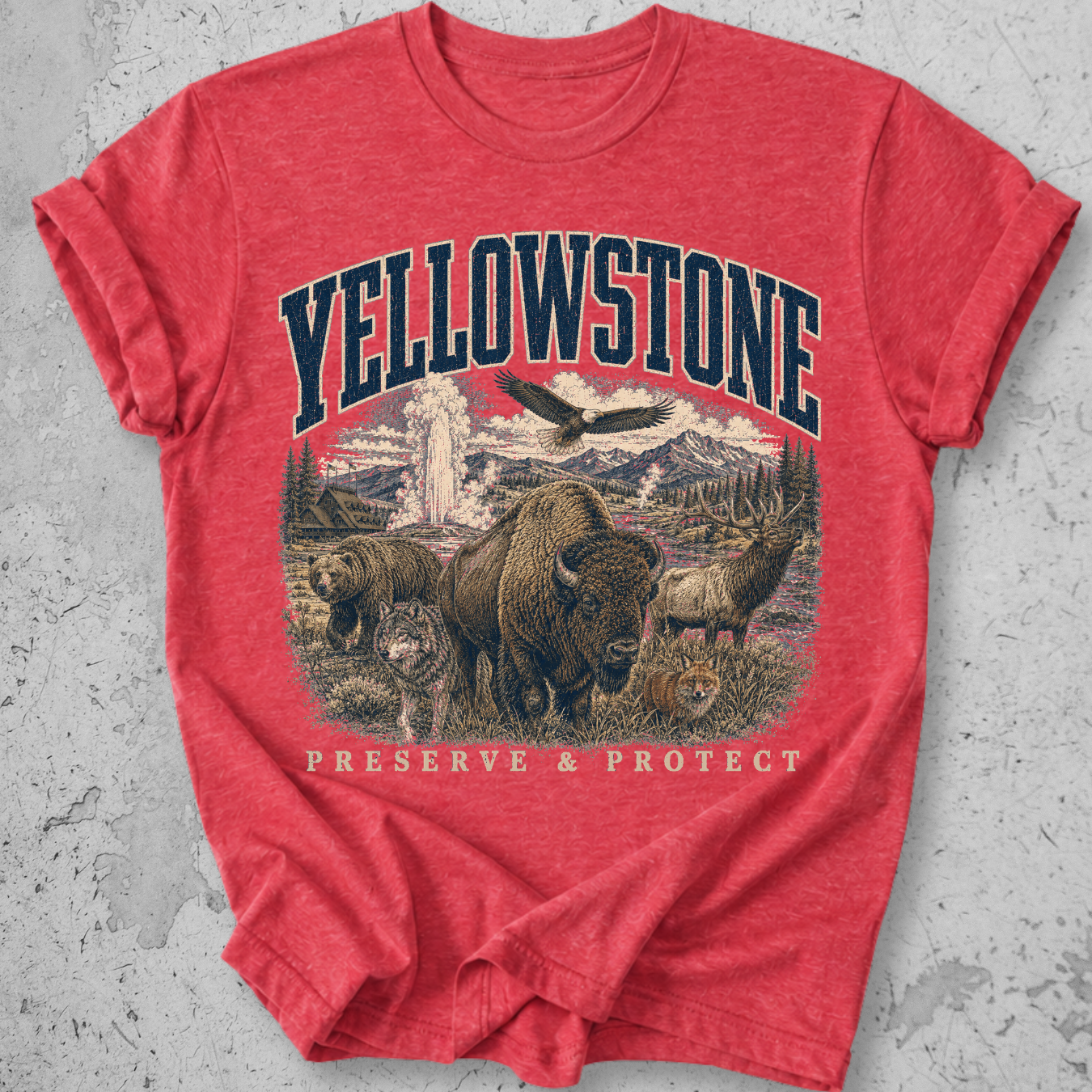 Yellowstone  Preserve & Protect  T-Shirt