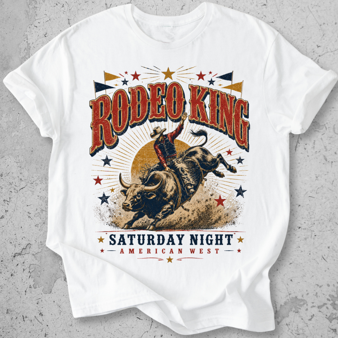 Rodeo King Saturday Night T-Shirt