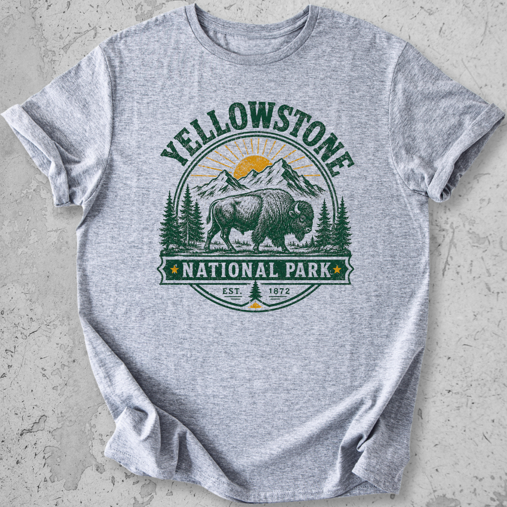 Yellowstone Medallion Bison T-Shirt