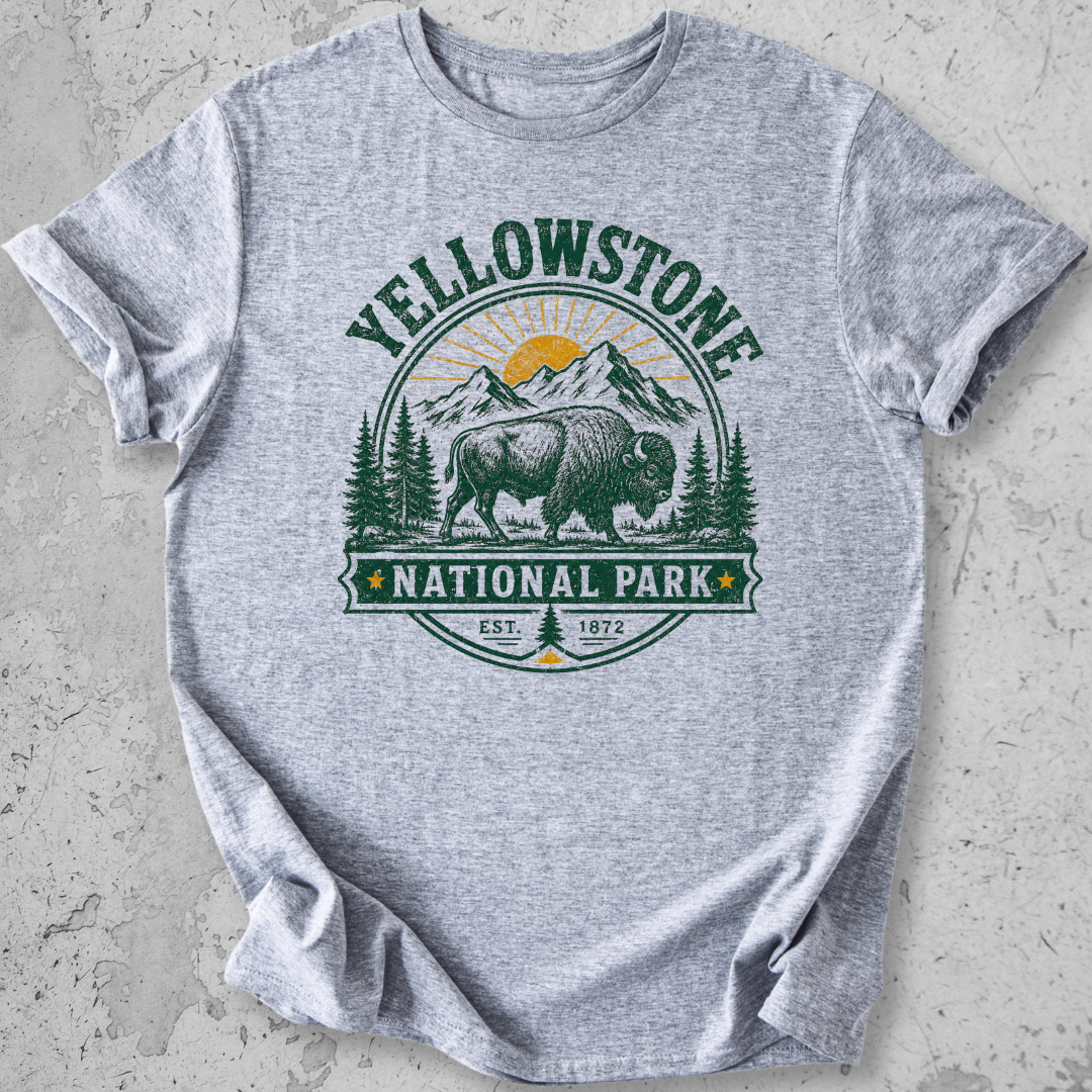 Yellowstone Medallion Bison T-Shirt