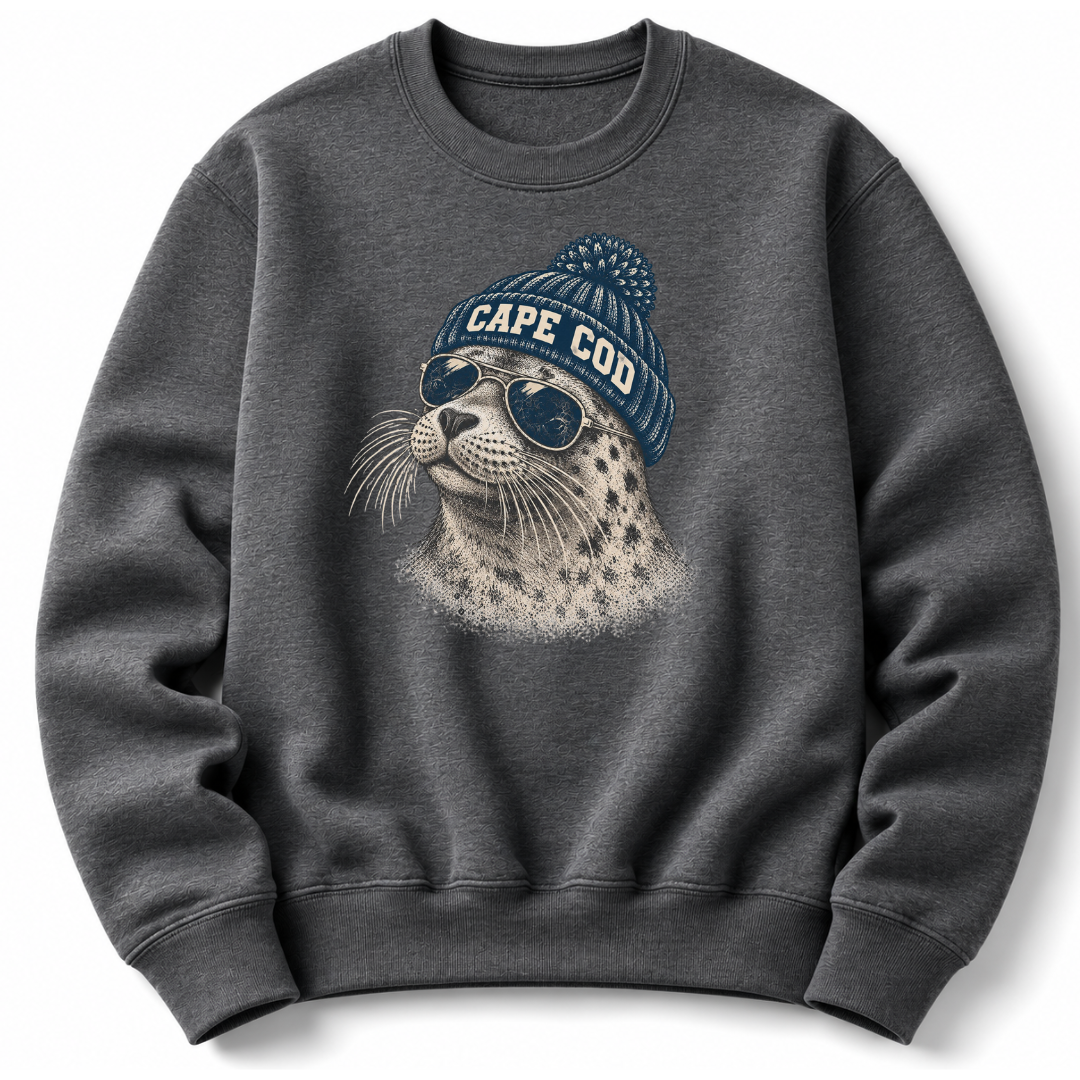 Otter Beanie Sweatshirt