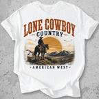 Lone Cowboy Country  T-Shirt