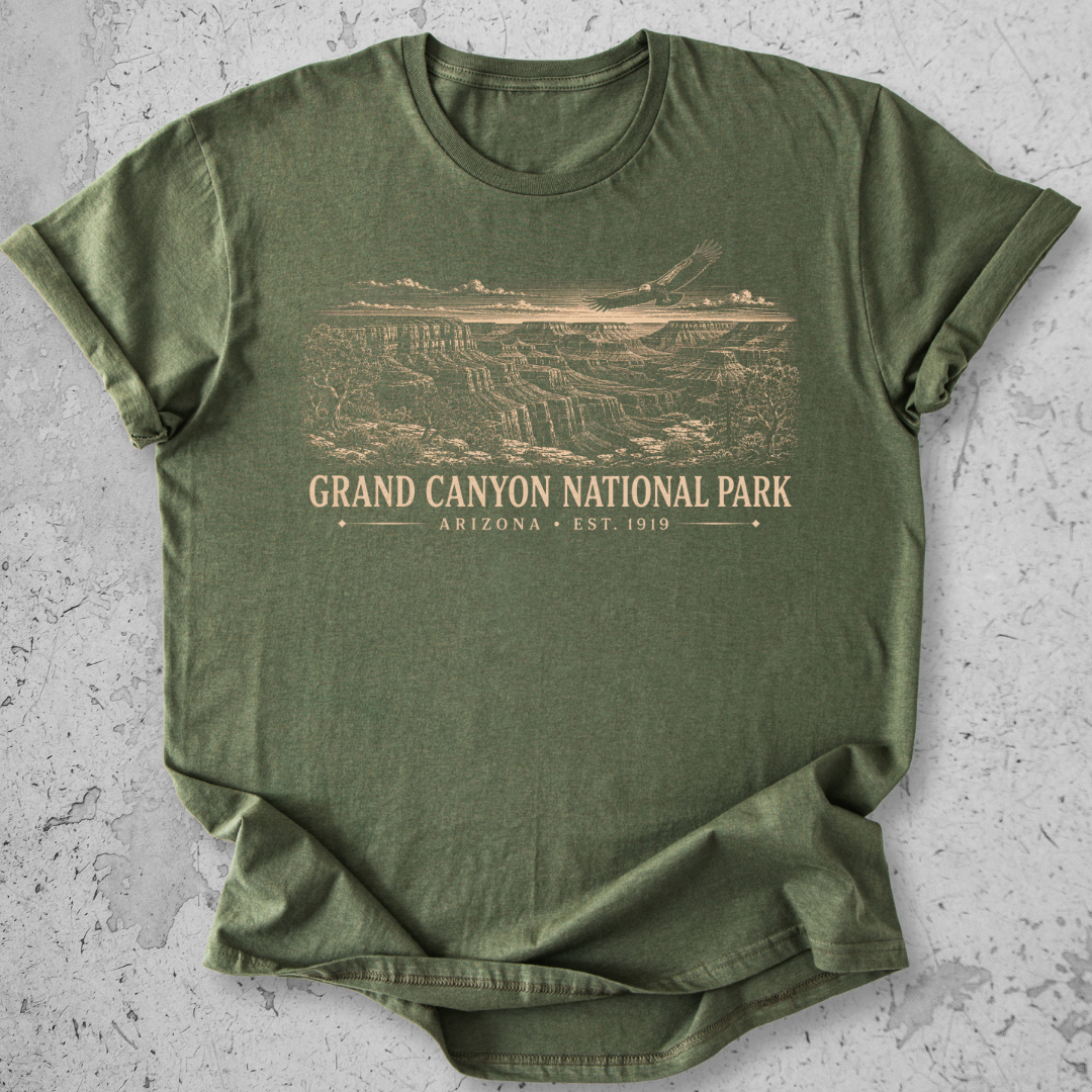 Grand Canyon Eagle  T-Shirt