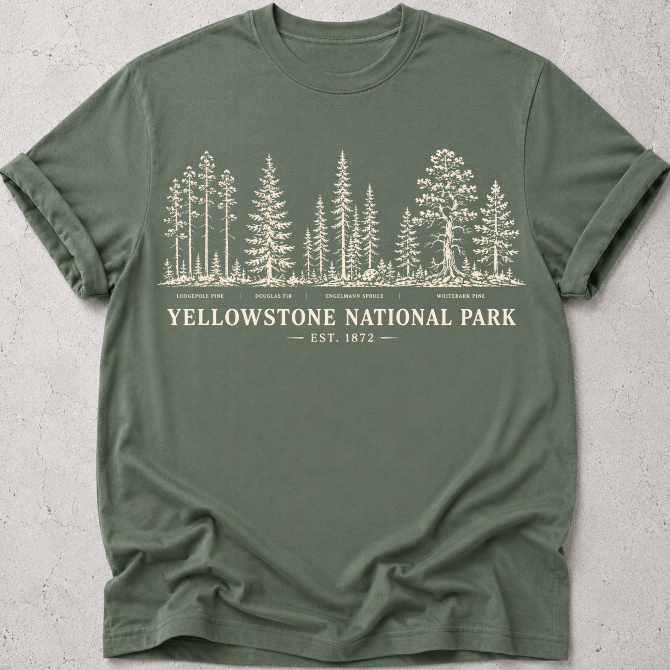 Yellowstone Trees T-Shirt