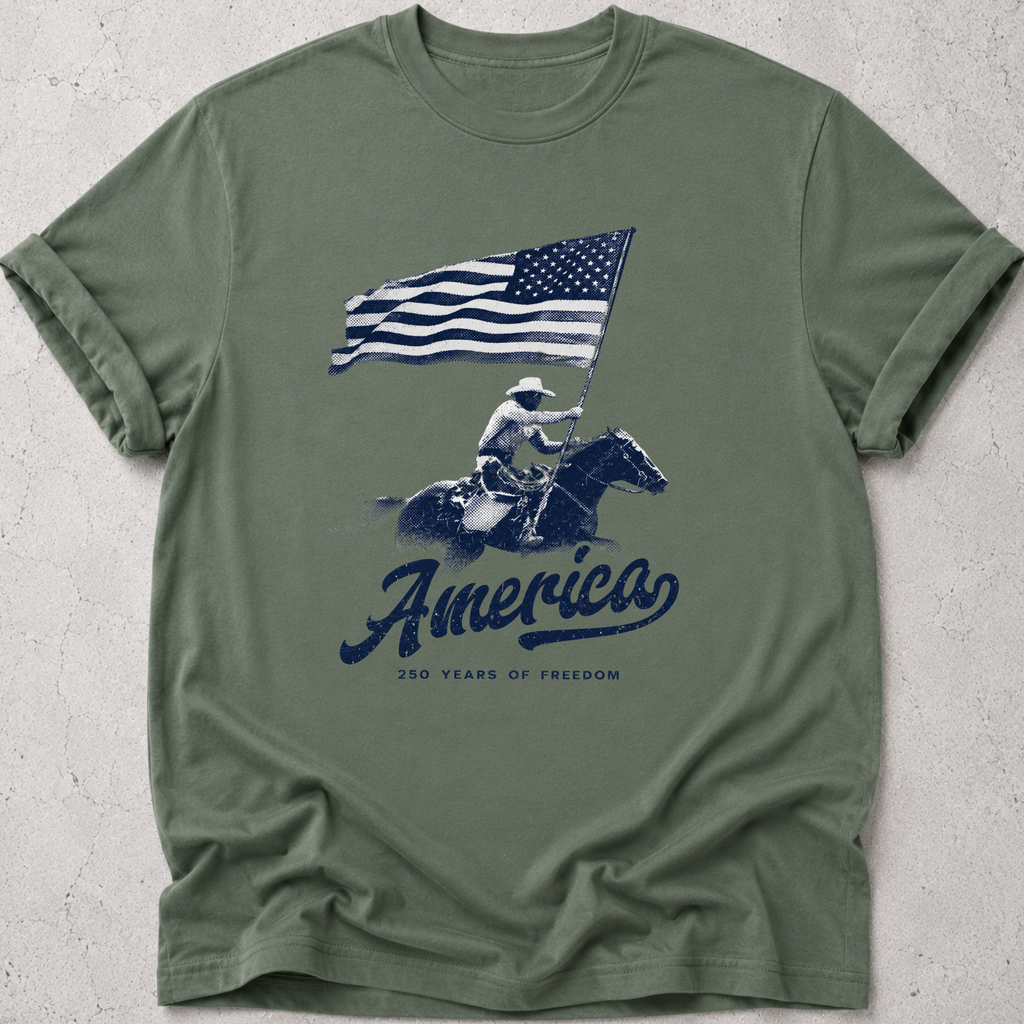 Patriotic Cowboy T-Shirt