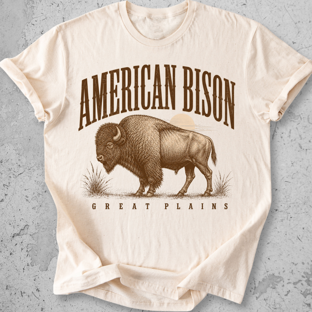 American Bison Great Plains T-Shirt