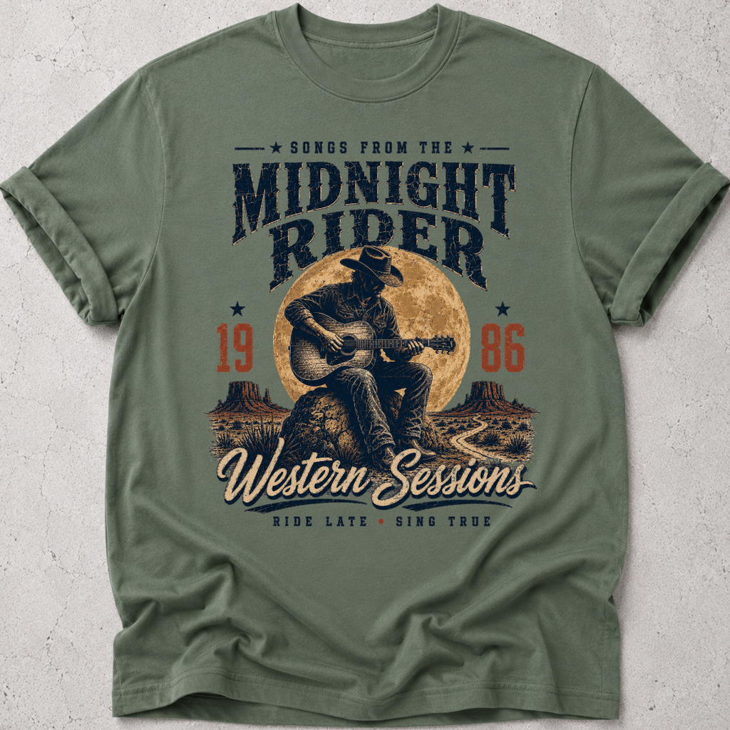 Midnight Rider Country Music T-Shirt