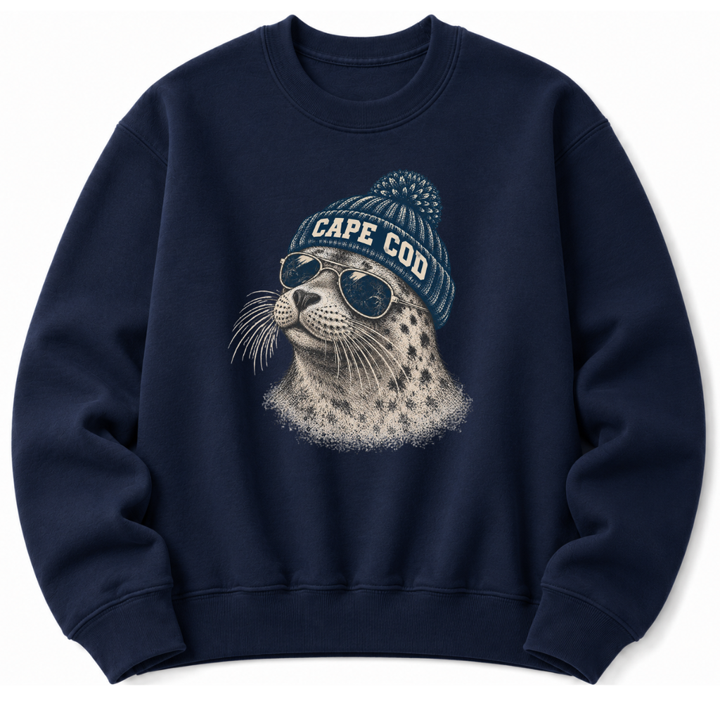 Otter Beanie Sweatshirt