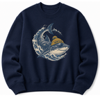 Shark Beanie  Sweatshirt