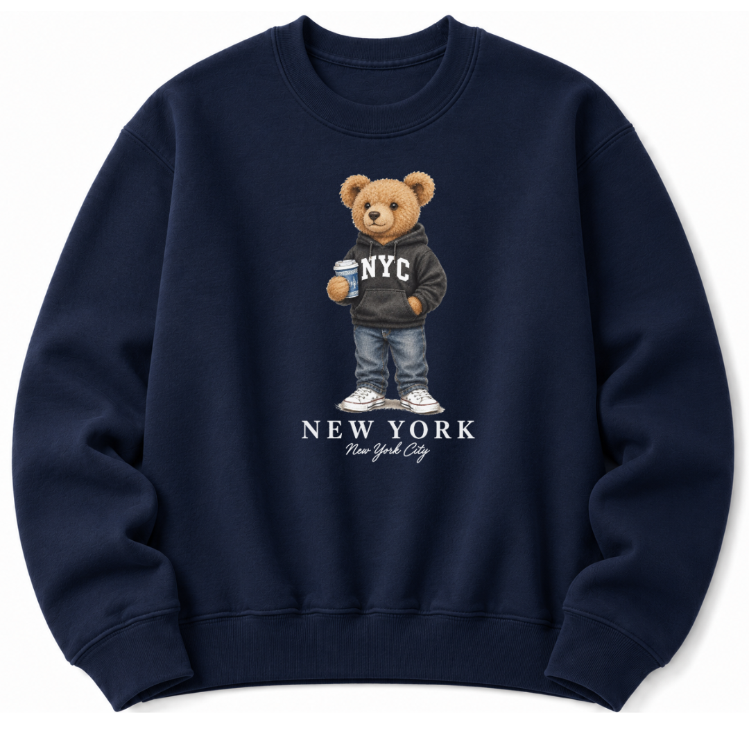 New York Teddy  Sweatshirt