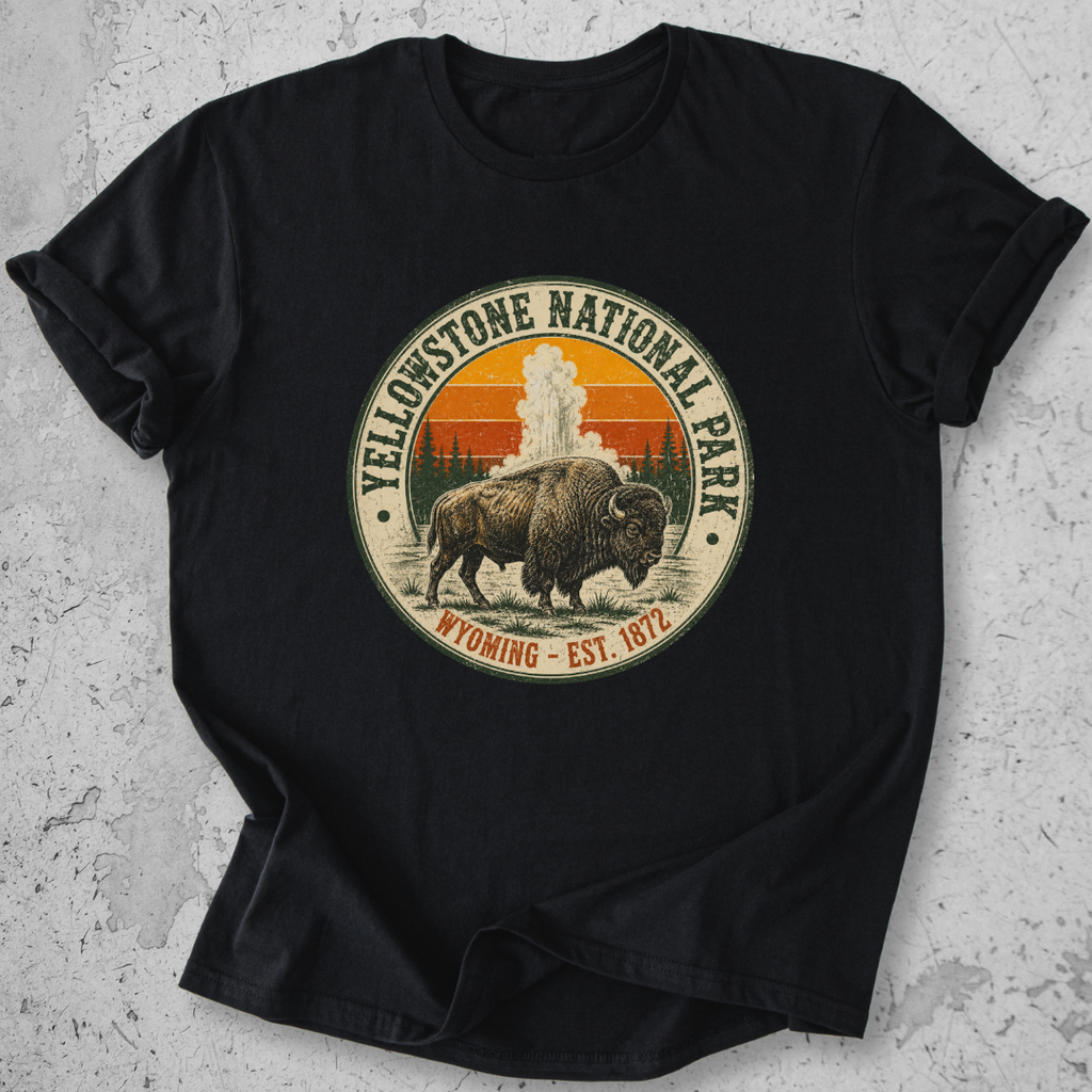 Yellowstone Medallion Bison T-Shirt