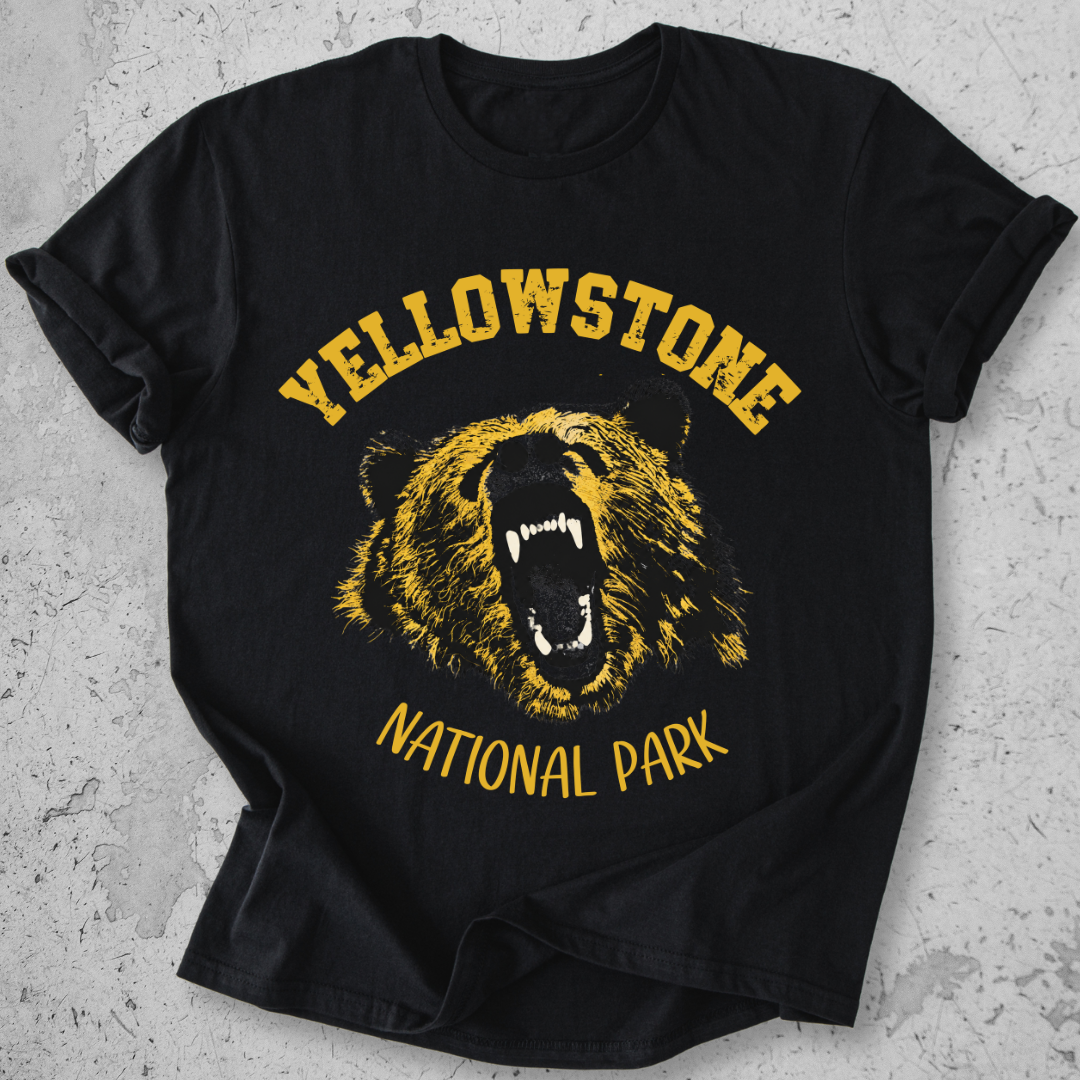 Yellowstone Black Bear  T-Shirt