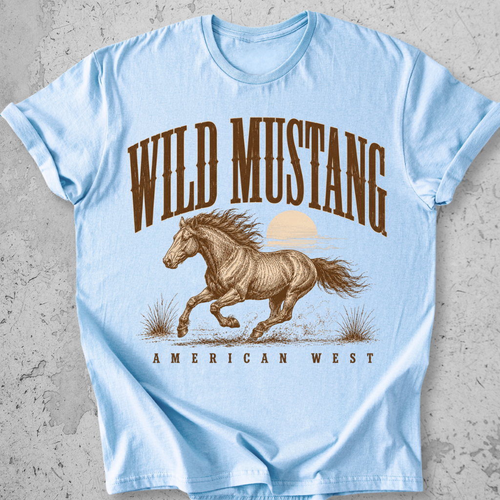 Wild Mustang American West  T-Shirt